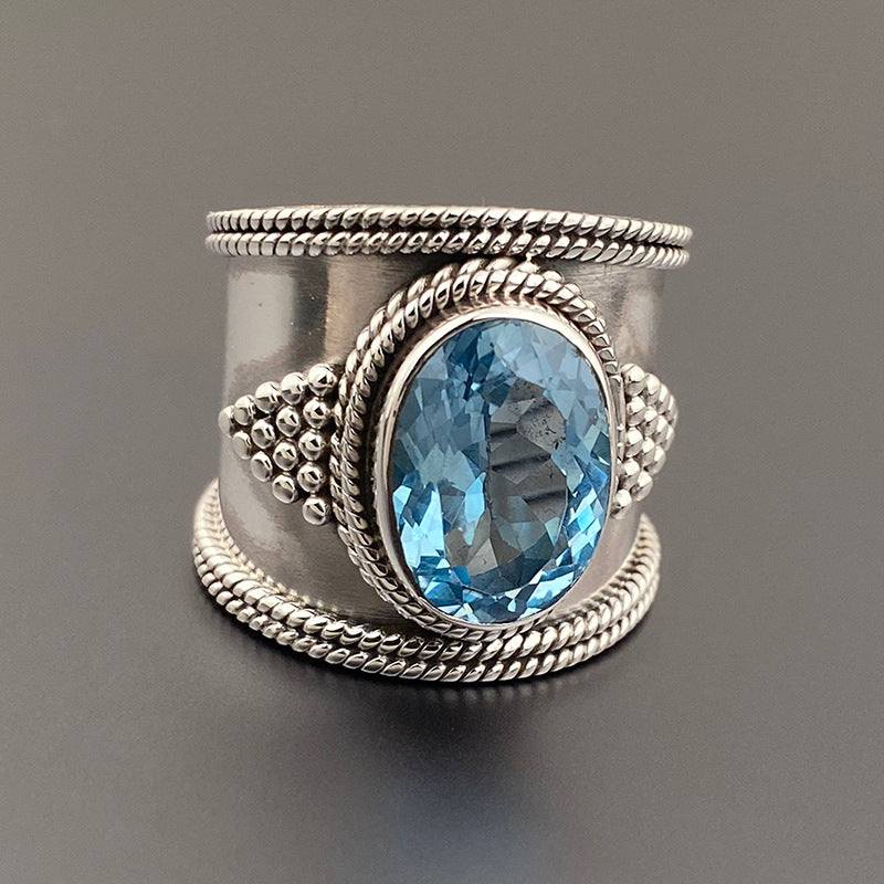 Live Broadcast Personalized Retro Thumb Female Rings