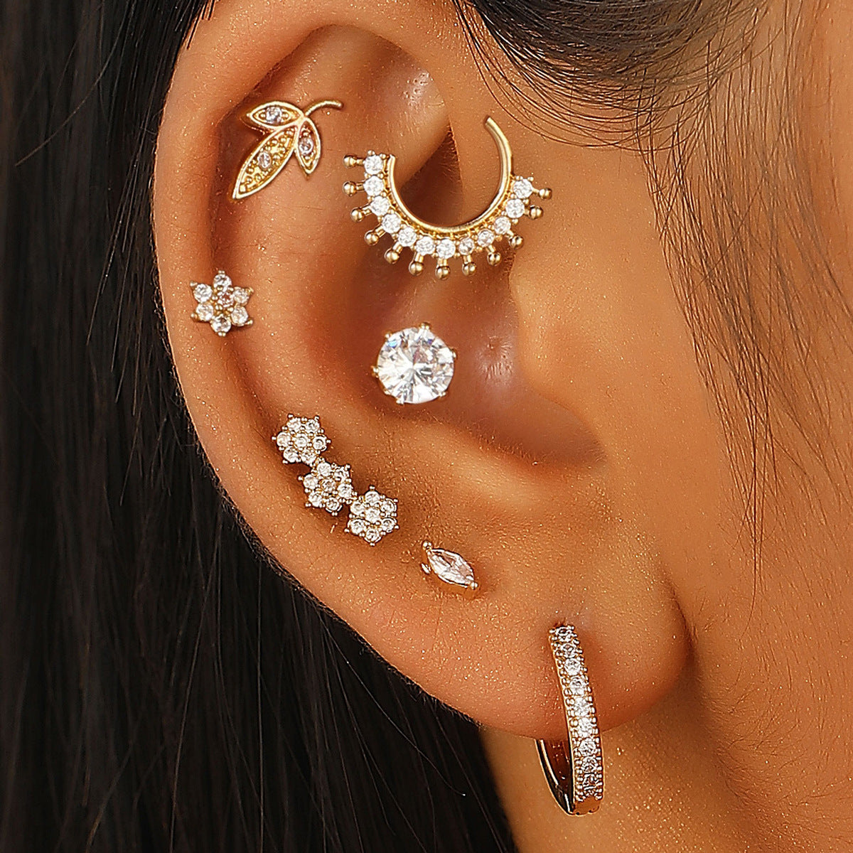 Glamorous Beautiful Ear Bone Clip High Rings