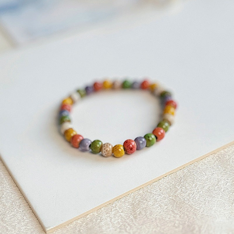 Chinese Ancient Style Beaded Simple Fresh Girlfriends Bracelets