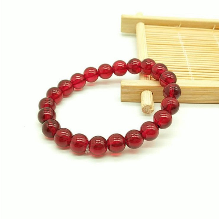 Transparent Pink White Jade Pliable Temperament Bracelets