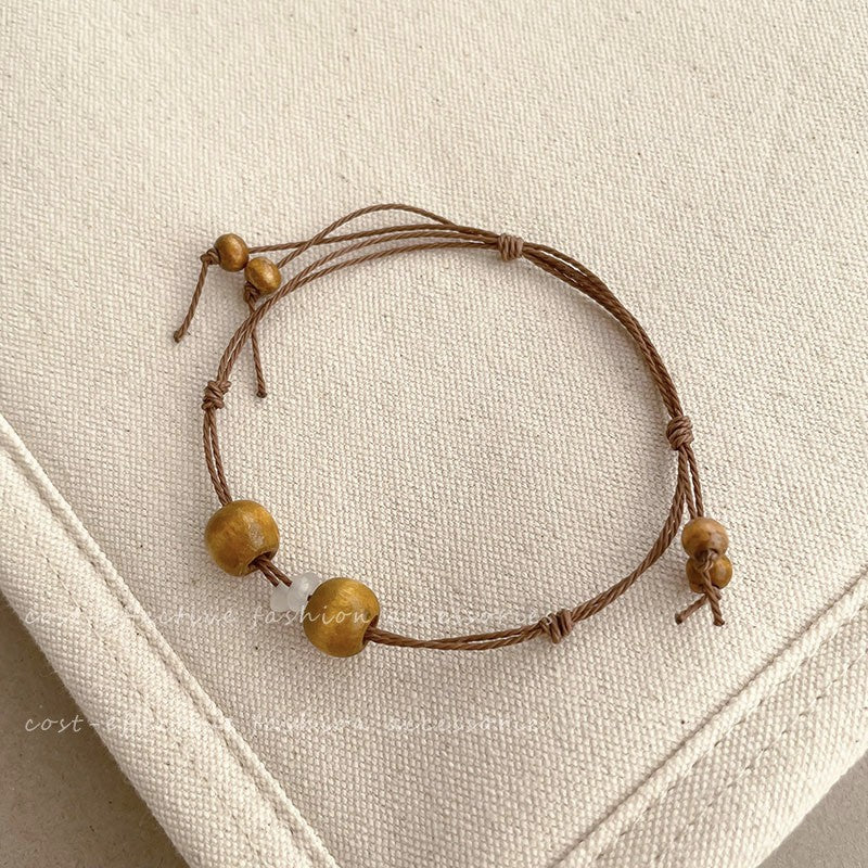 Women's Fortune Natural Stone Beaded For Light Bracelets