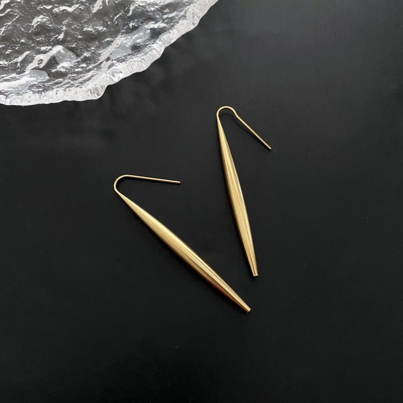 Women's Color Retaining Long Ear Hook Fashionable Rings