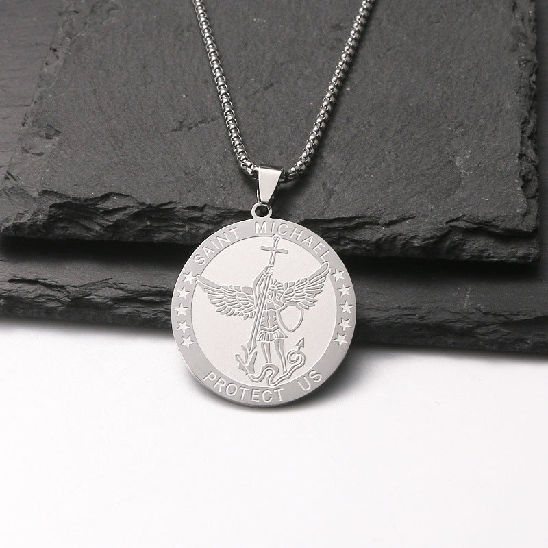 Women's Male Female Personality Fashion Medal Temperament Necklaces