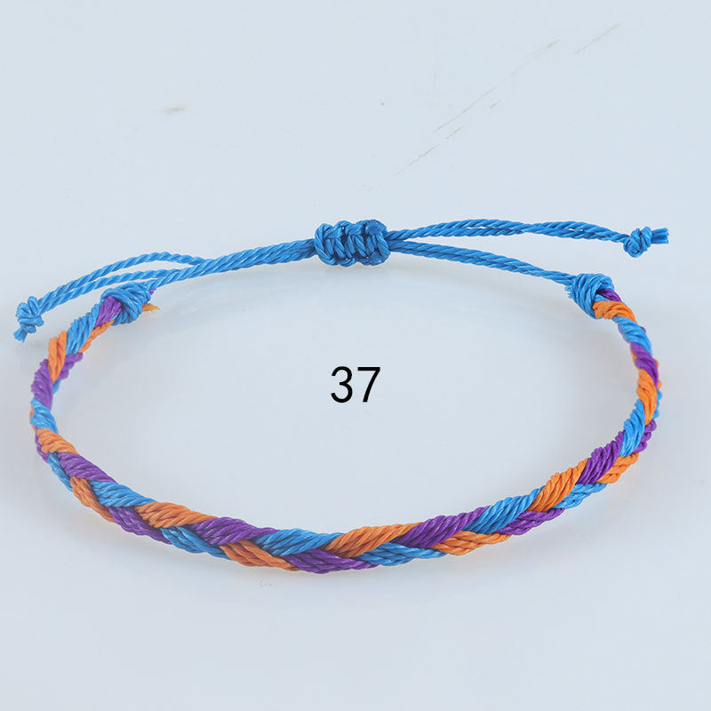 Women's & Men's Creative Handmade Braided Rope Bohemian Twist Bracelet