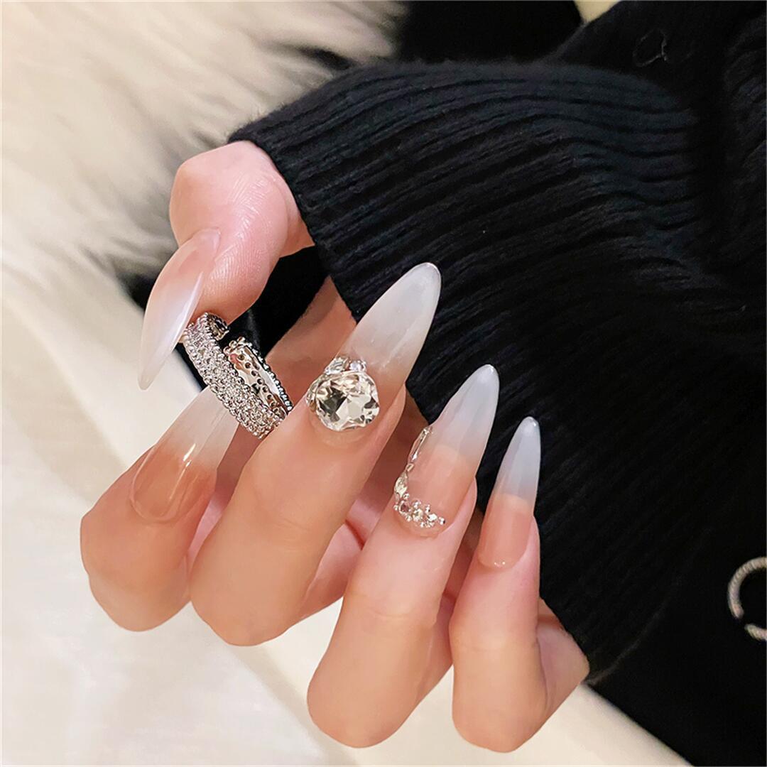Simple Elegant Starry Bead Female Cool High Sense Ring