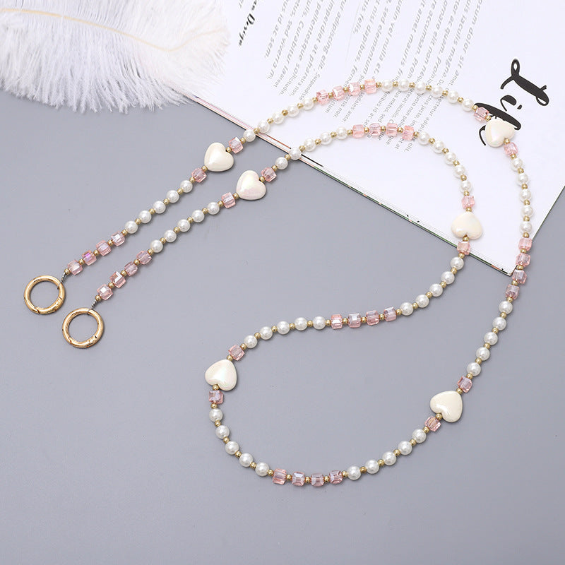 Phone Case Lanyard Handmade Beaded Bag Hanging Ornaments