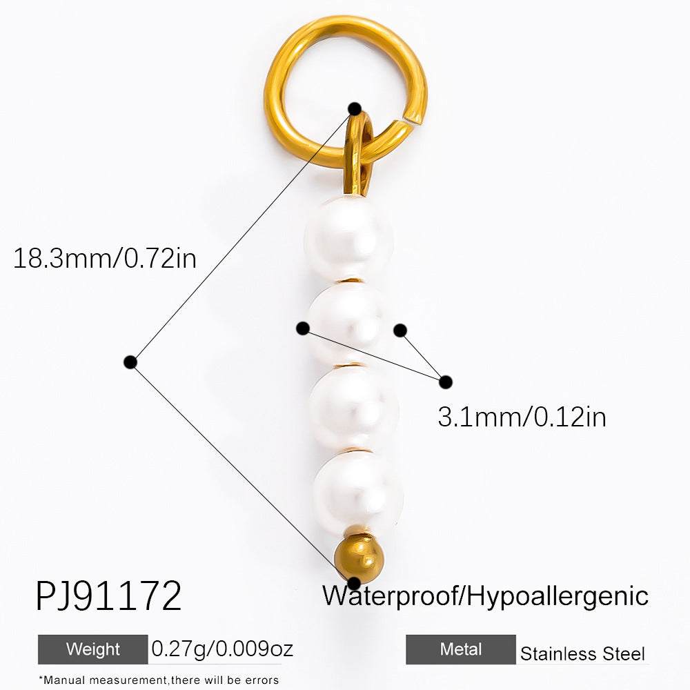 Classy Stylish Stainless Steel Gold-plated Design Jewelry Accessories