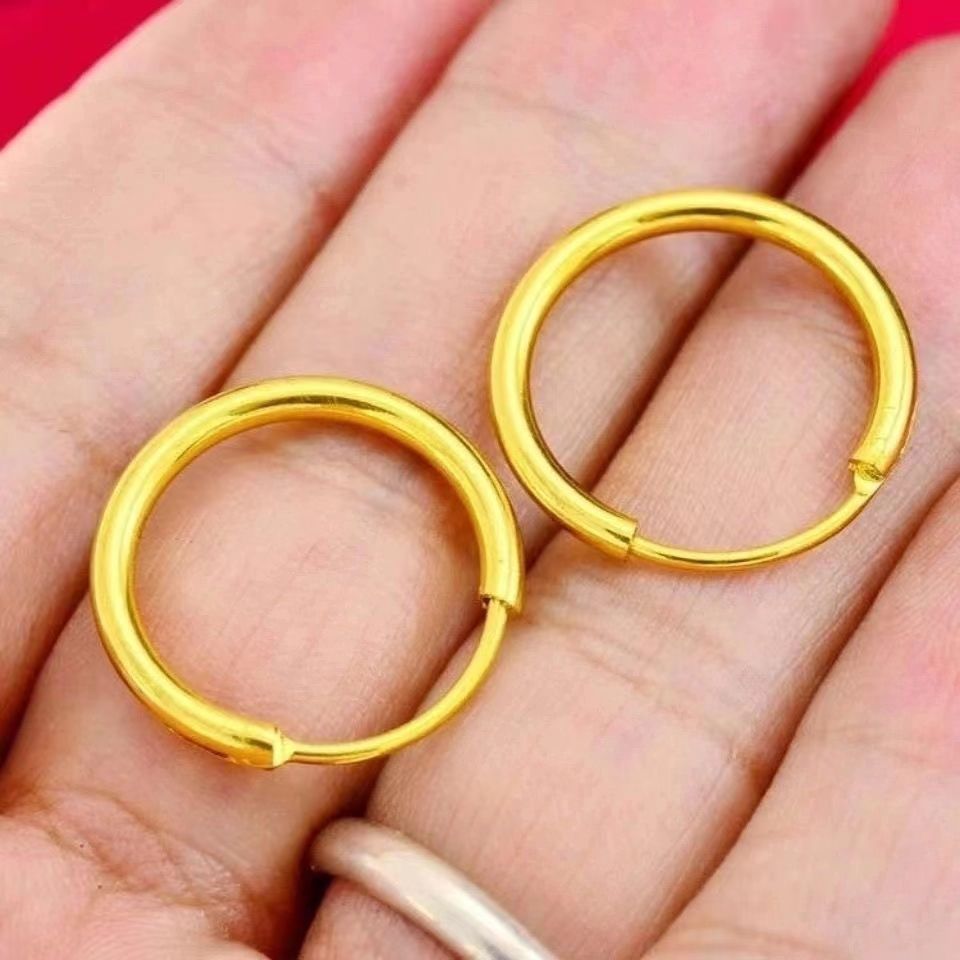 Women's Versatile Creative Gold Lucky Gift Earrings