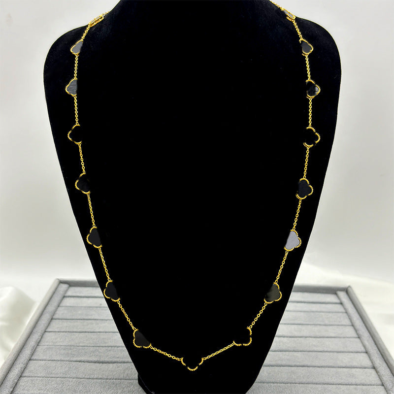 Fritillary Affordable Luxury Fashion Titanium Steel Necklaces