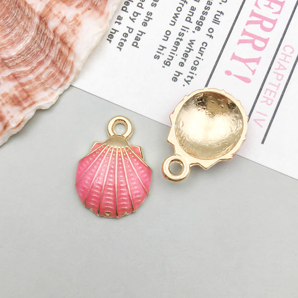 Oil Dripping Alloy Ocean Seahorse Dolphin Series Jewelry Accessories