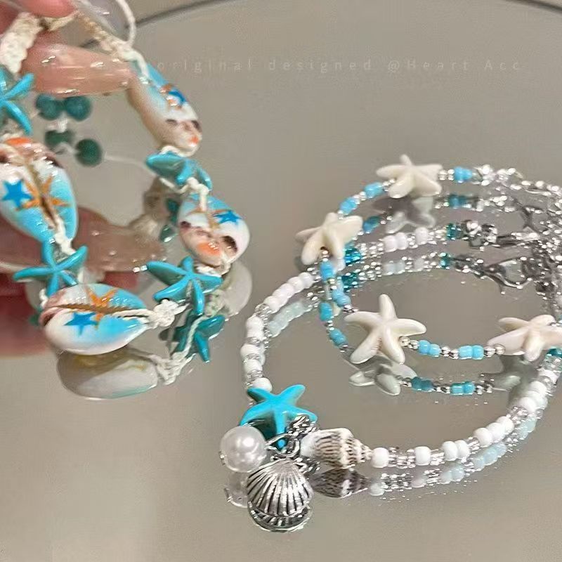 Blue Shell Starfish Female Spring Island Bracelet