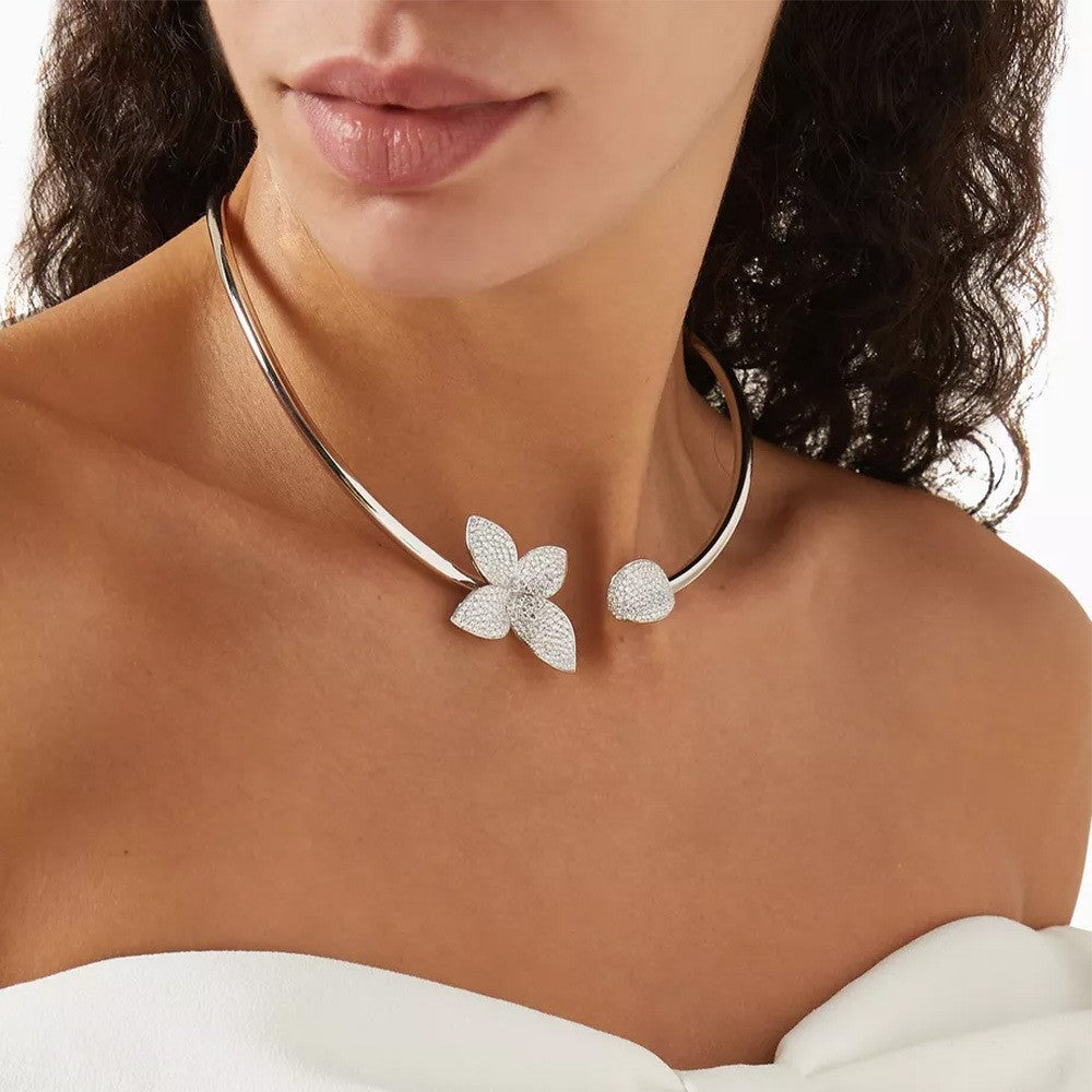Women's Diamond Open High-grade Party Fashion Alloy Collar