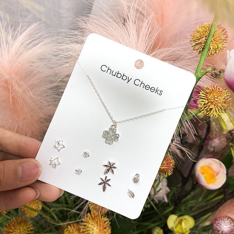 Sweet Week Korean Style Exquisite Tassel Pearl Sier Necklace