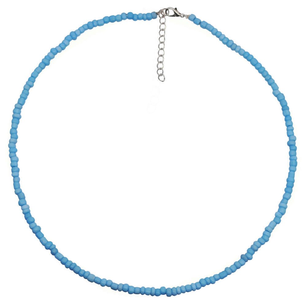 Women's Clavicle Chain Sweet Personalized Color Bead Handmade Beaded Necklaces