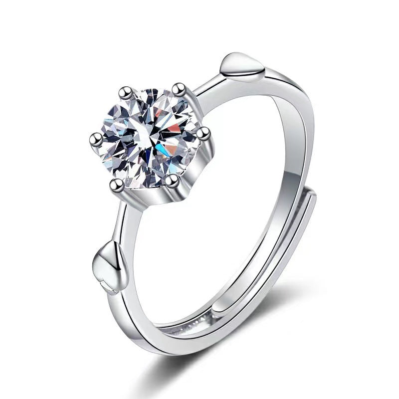Streaming On Moissanite Female Affordable Luxury Fashion Rings