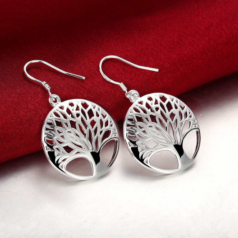 Lake Sier Fashion Lady Tree-shaped Of Life Earrings