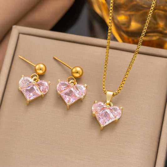 Female Sweet Clavicle Chain High Sense Valentine's Day Rings
