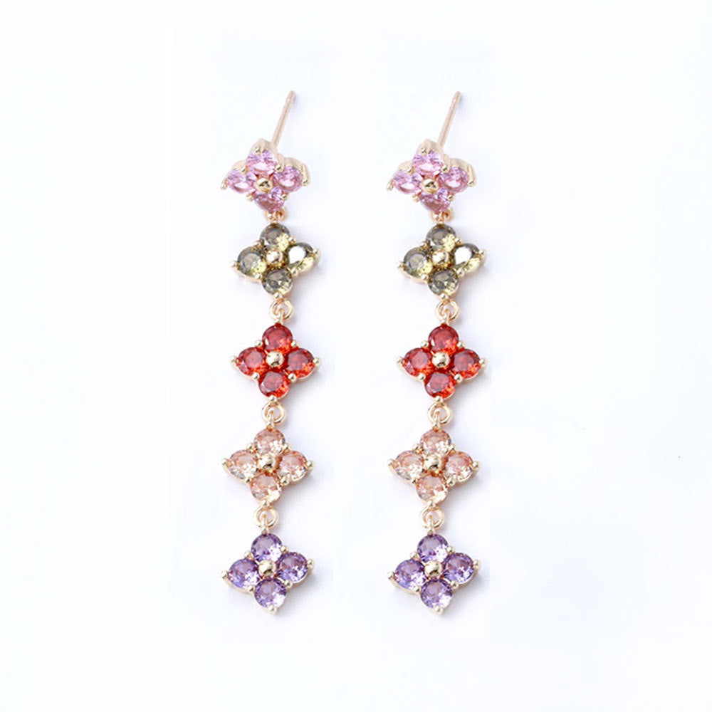 Women's Clover Light Luxury Exquisite High-grade Retro Fashion Jewelry Set