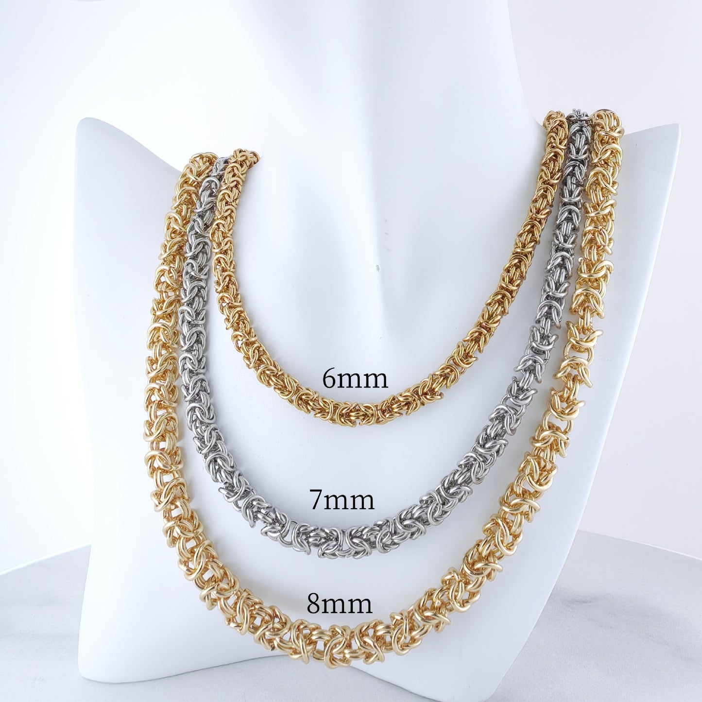 Chain Fashion Atmospheric Woven Lantern Stainless Bracelets