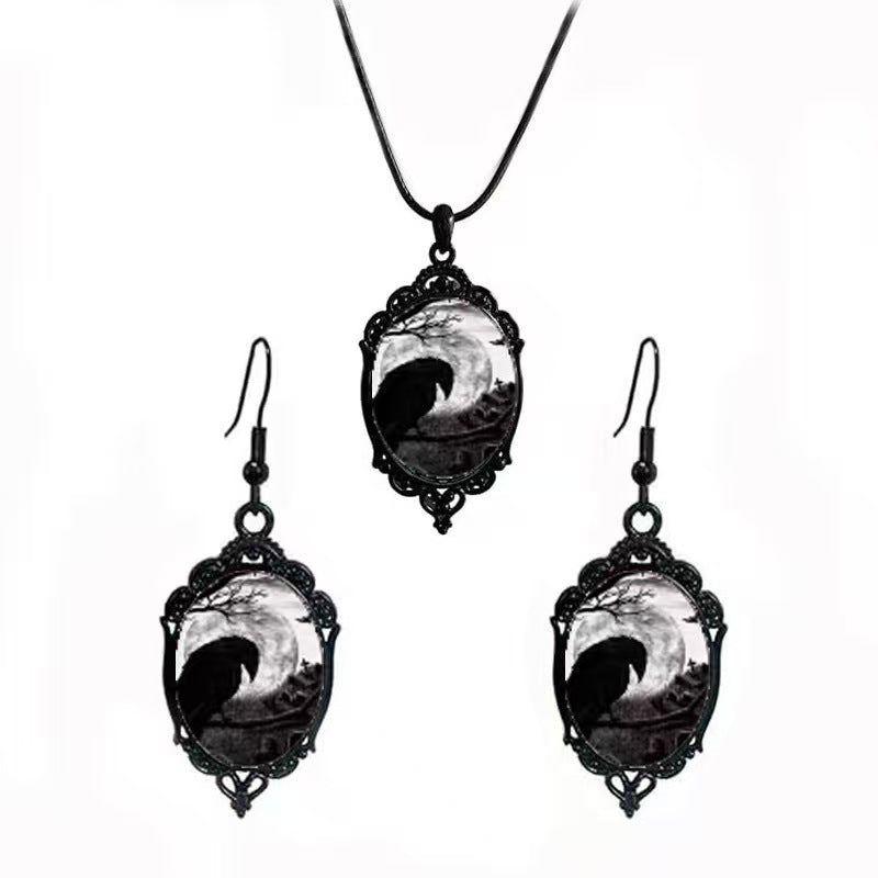 Fashion Elegant Glass Suite Romantic Gift Jewelry Set