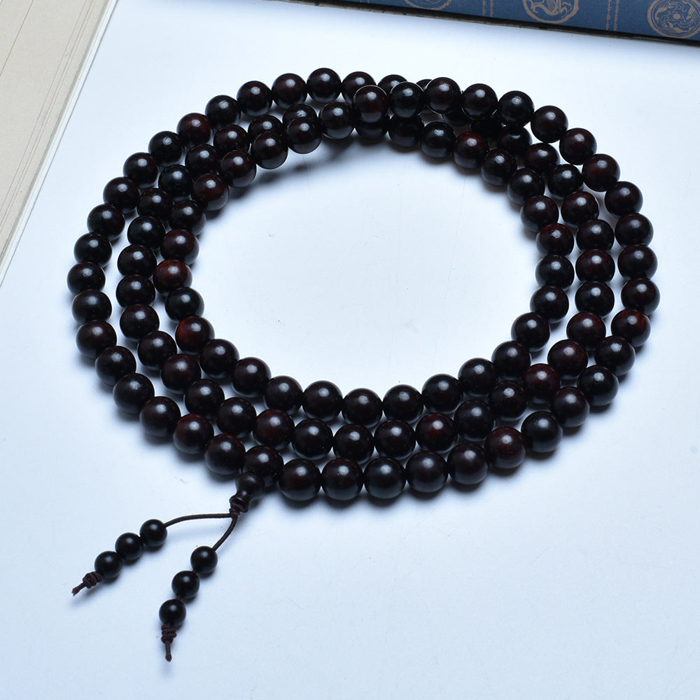 Women's & Men's Authentic Pterocarpus Wood Buddha Beads Batch Bracelet