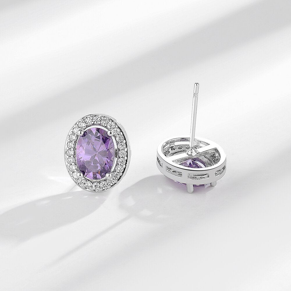 Women's Broadcast High-grade Personalized Sier-plated Color Zircon Affordable Luxury Style For Rings