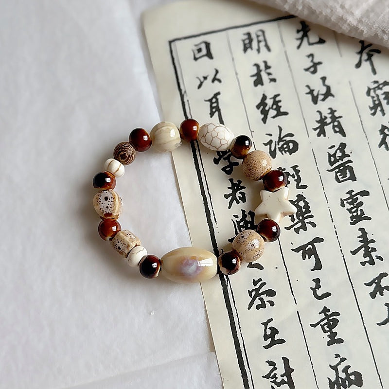 Ceramic Gift Chinese Style Cat's Paw Bracelets