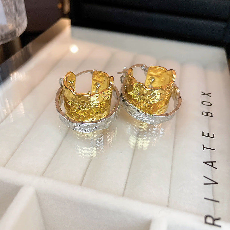 Women's Double Layer Ear Clip Affordable Luxury Fashion Earrings