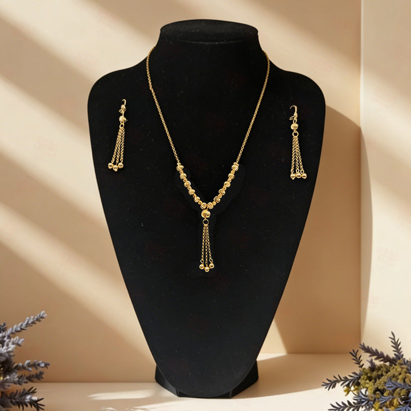 Women's Simple Daily Commuter Wear Accessory Gold-plated Jewelry Set