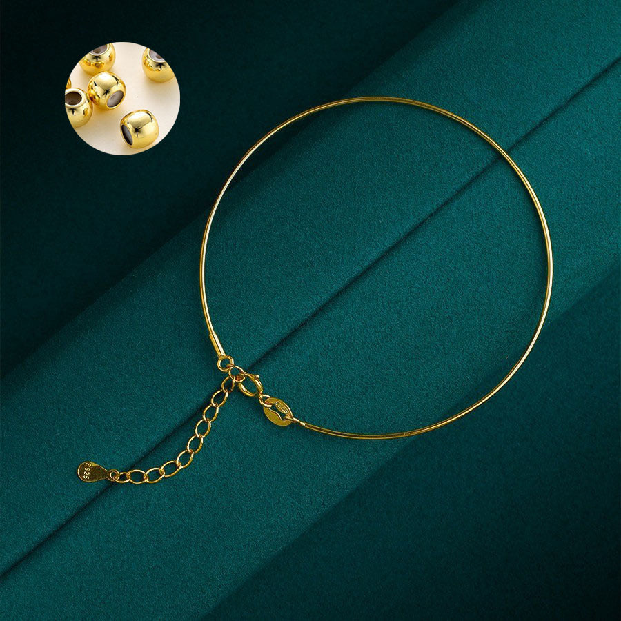 Can Wear Golden Balls Only In Diameter With Bracelet