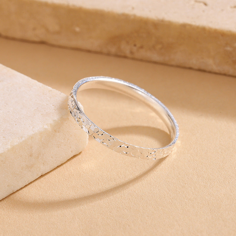 Crushed Ice Simple Fashion Flash Starry Ring
